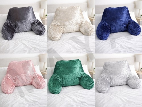 Crushed velvet reading - velvet, pillow