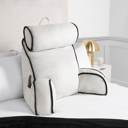 Ohs piped edge reading pillow - reading,