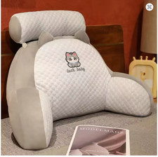 Soft back support pillow for