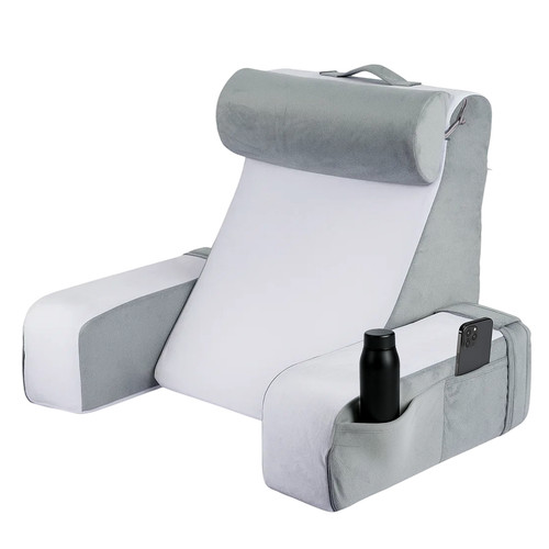 Ergonomic reading pillow with - pillow,
