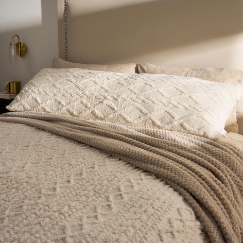 Ohs cable knit bolster cuddle - ohs,