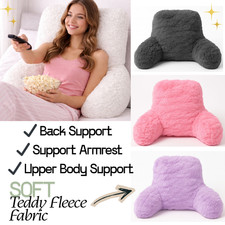 Teddy Cushion Fleece Reading